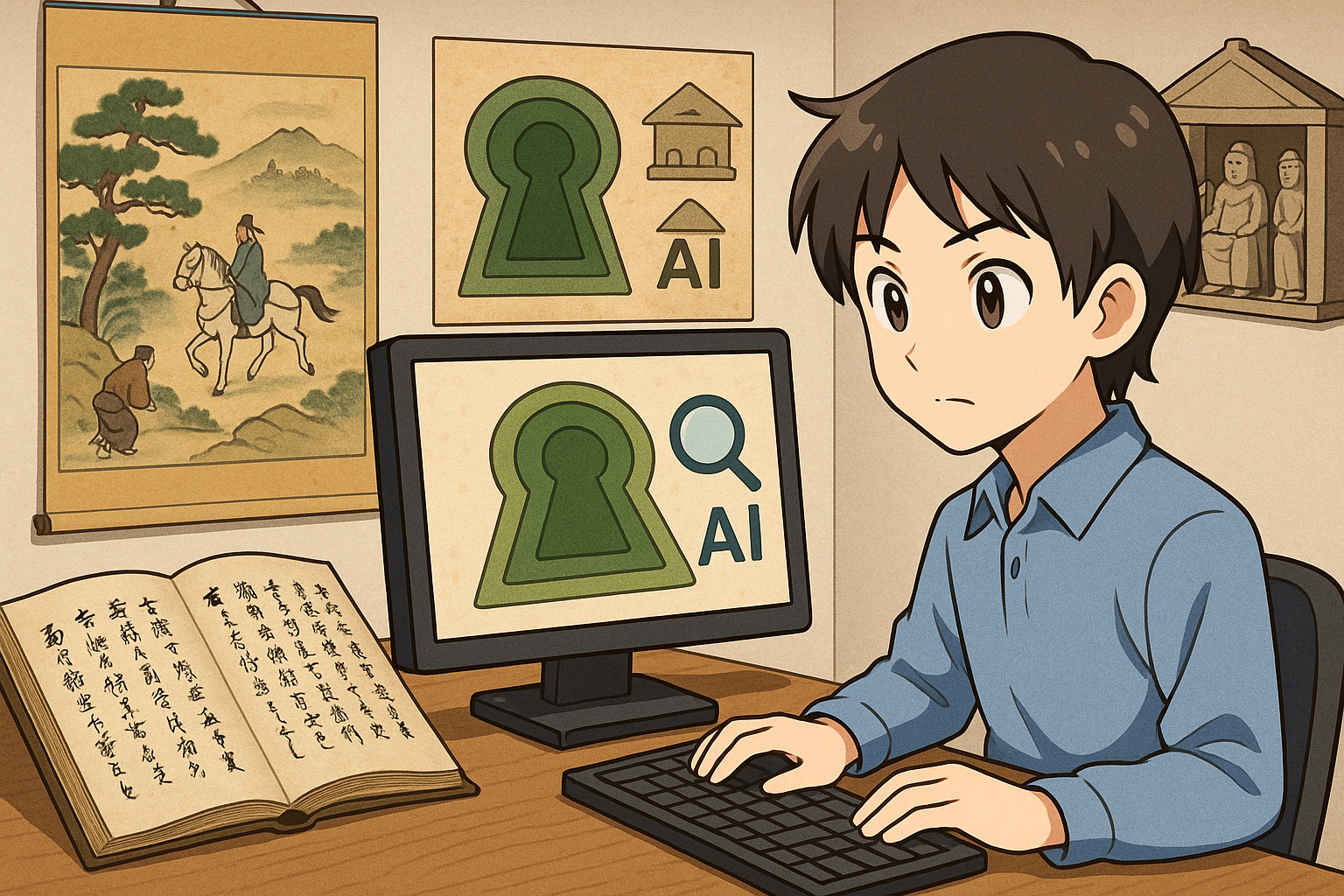 AI技術を活用した歴史調査